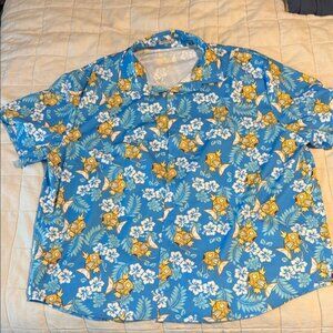 Big and Tall Shiny Magikarp Hawaiian Shirt